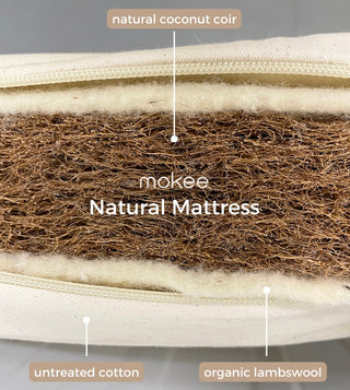 Natural Cot Bed Mattress ( 120x60 ) - Mokee