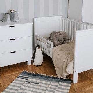 Grandeur Cot Bed (140 x70) | White - Mokee